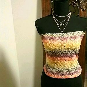 Crochet tube top